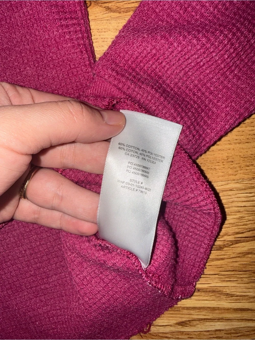 TNA Hot Pink Ribbed Knit Top